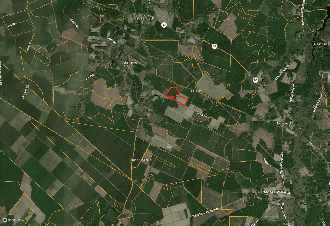 93-Acre Farm & Timber and Hunting Tract Near Washington, NC